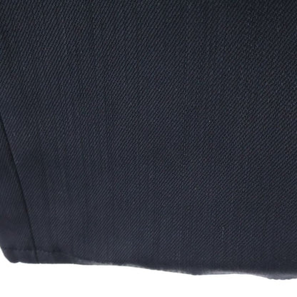 Prada Triangle Logo Plate Button Fly Skinny Denim Pants with Logo Patch Black