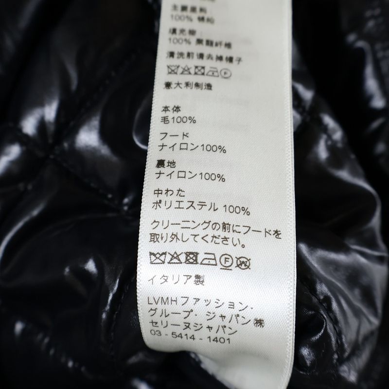 Celine 21aw Quilted Flannel Shirt Hooded Logo Blouson Hooded Jacket 2w4100010