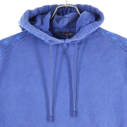 Louis Vuitton 22aw Monogram Circle Cut Pullover Sweatshirt Hoodie Navy Rm222q