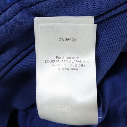 Louis Vuitton 22aw Monogram Circle Cut Pullover Sweatshirt Hoodie Navy Rm222q