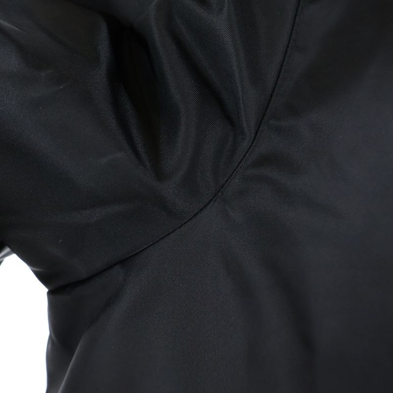 Gucci Nylon Twill Jacket with Logo Embroidery Black 804964 Zaq7f