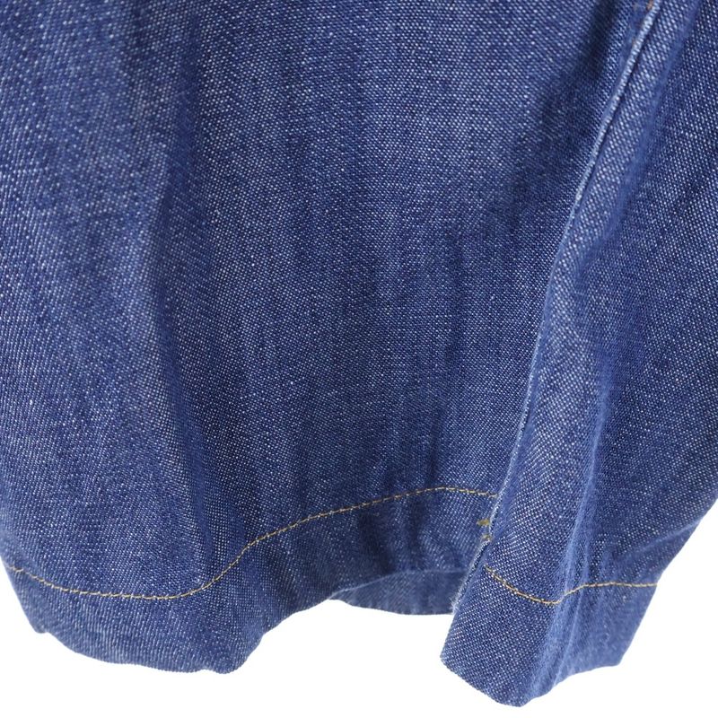 Loewe 24ss Balloon Trousers Hem Button Logo Leather Patch Denim Pants Jeans