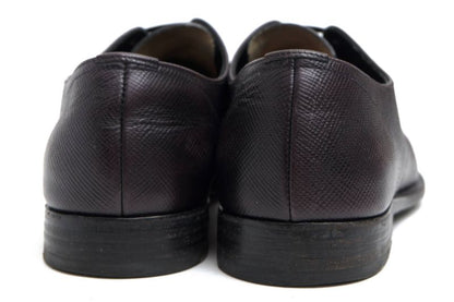 Prada Shoes Business Shoes Business Men Leather Genuine Black 49 Plain Toe