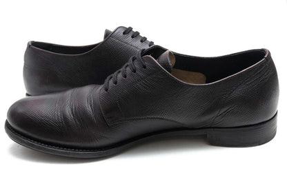 Prada Shoes Business Shoes Business Men Leather Genuine Black 49 Plain Toe