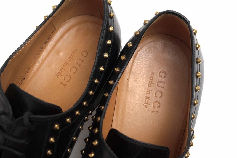 Gucci Shoes Business Shoes Business Men Leather Genuine Black 295623 Betis