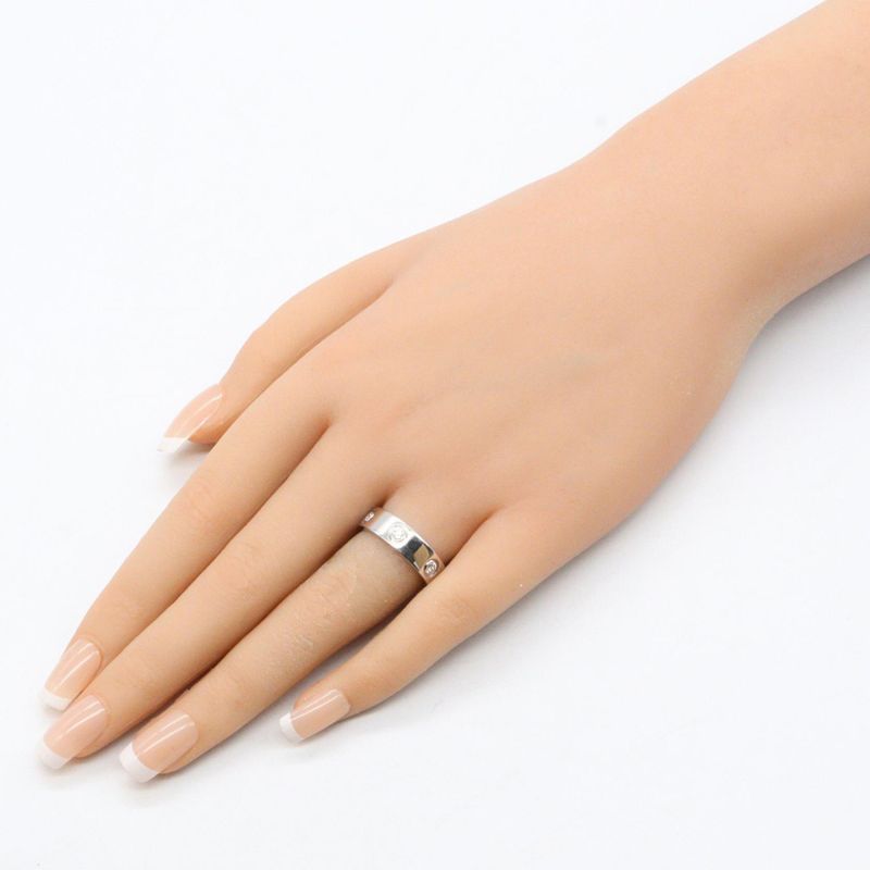 Cartier Ring - Love Ring 6pd B4032552 18k White Gold (white Gold) Diamond Love