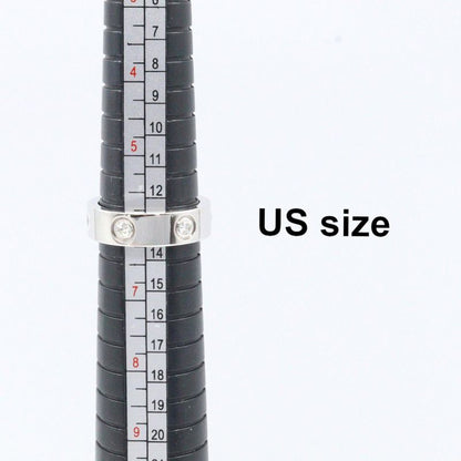 Cartier Ring - Love Ring 6pd B4032552 18k White Gold (white Gold) Diamond Love