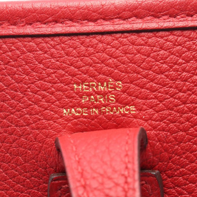 Hermes Shoulder Bag Evelyn TPM Rouge Coo Rouge Coo Other Evelyn Amazon TPM