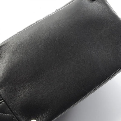 Chanel Tote Bag Cambon Line Medium White Black Leather Patent Leather Cambon