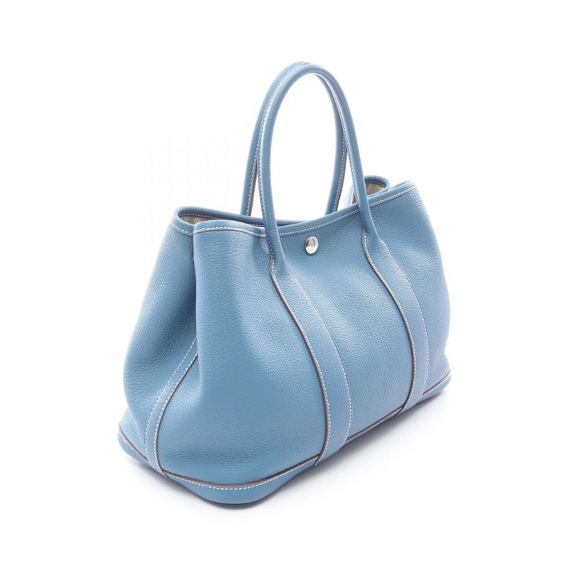Hermes Tote Garden Party TPM Blue Azure 056076ck Azure Other Garden Party TPM