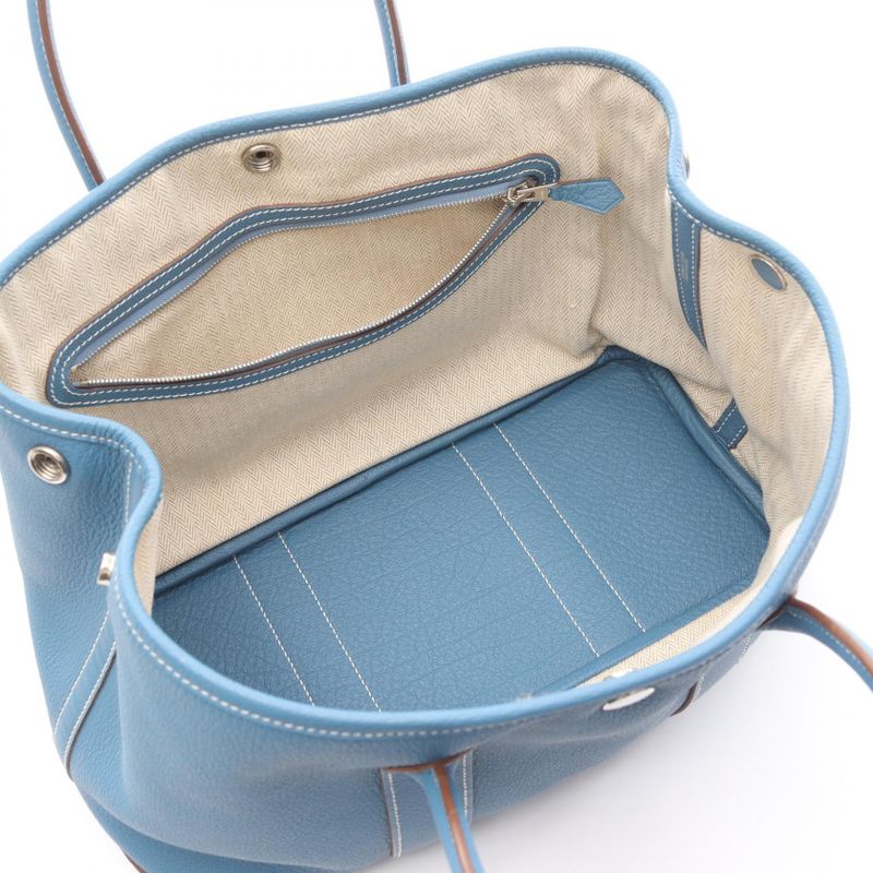 Hermes Tote Garden Party TPM Blue Azure 056076ck Azure Other Garden Party TPM