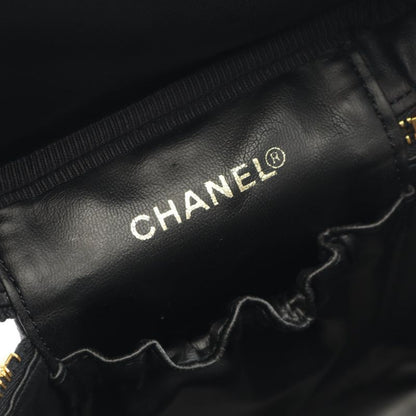 Chanel Handbag Coco Mark Black Caviar Skin (grained Calf) Coco Mark Vertical