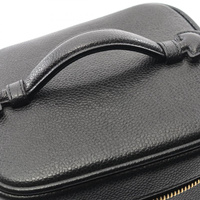 Chanel Handbag Coco Mark Black Caviar Skin (grained Calf) Coco Mark Vertical