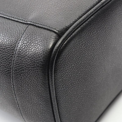 Chanel Handbag Coco Mark Black Caviar Skin (grained Calf) Coco Mark Vertical