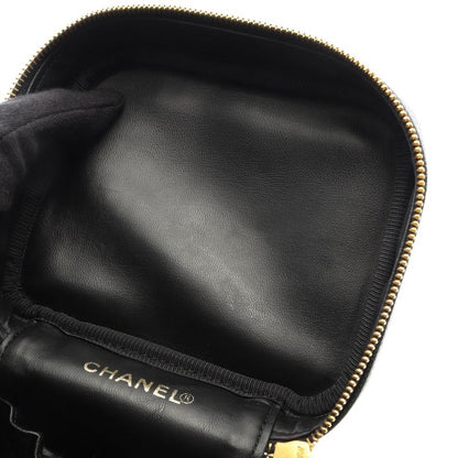 Chanel Handbag Coco Mark Black Caviar Skin (grained Calf) Coco Mark Vertical