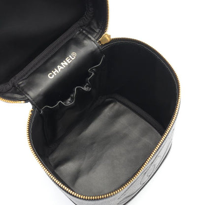 Chanel Handbag Coco Mark Black Caviar Skin (grained Calf) Coco Mark Vertical