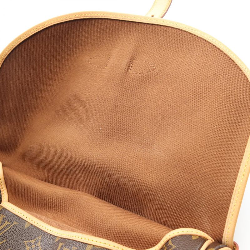 Louis Vuitton Shoulder Bag Saumur 30 Monogram M42256 PVC Coated Canvas Leather