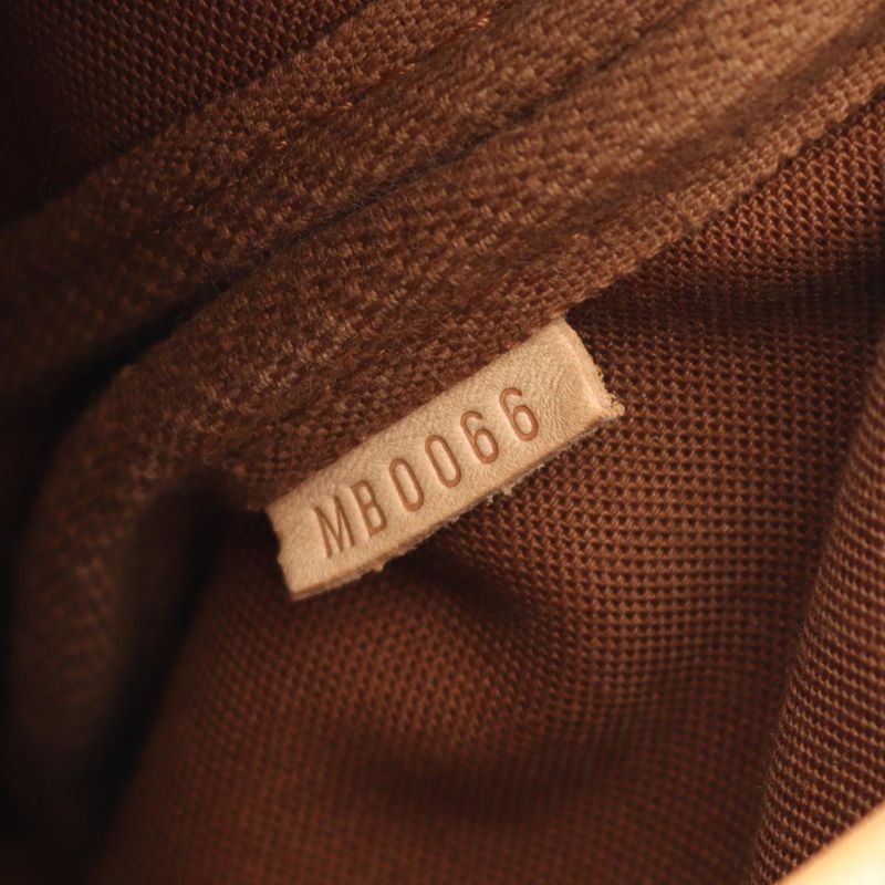 Louis Vuitton Shoulder Bag Saumur 30 Monogram M42256 PVC Coated Canvas Leather