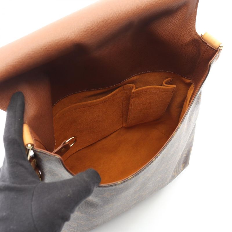 Louis Vuitton Shoulder Bag Musette Monogram M51256 PVC Coated Canvas Leather