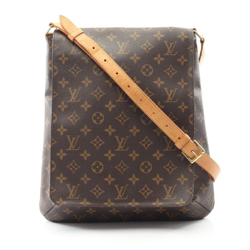 Louis Vuitton Shoulder Bag Musette Monogram M51256 PVC Coated Canvas Leather