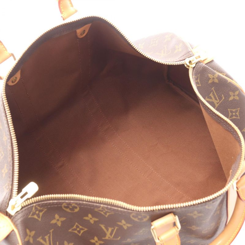 Louis Vuitton Boston Bag Keepall 45 Monogram M41428 PVC Coated Canvas Leather
