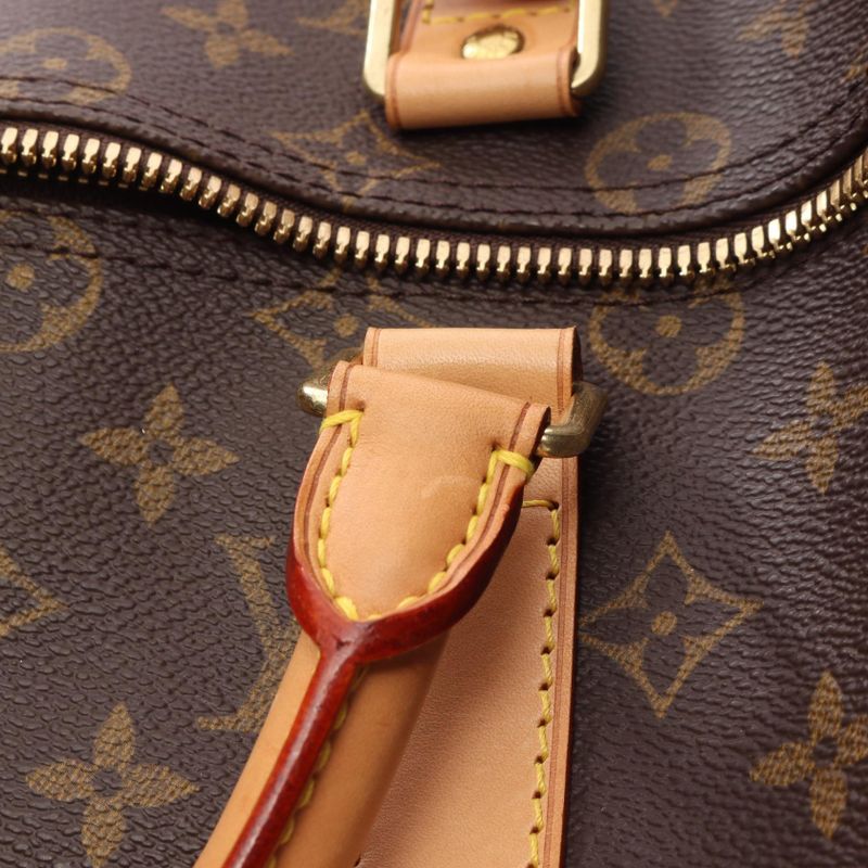 Louis Vuitton Boston Bag Keepall 45 Monogram M41428 PVC Coated Canvas Leather