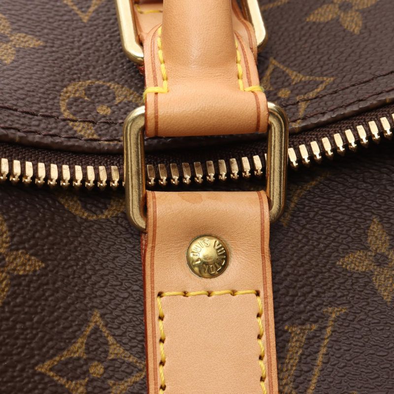 Louis Vuitton Boston Bag Keepall 45 Monogram M41428 PVC Coated Canvas Leather