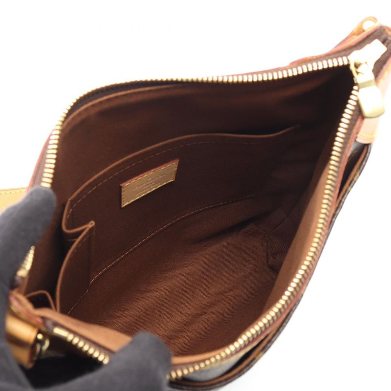 Louis Vuitton Shoulder Bag Odeon PM Monogram M56390 PVC Coated Canvas Leather