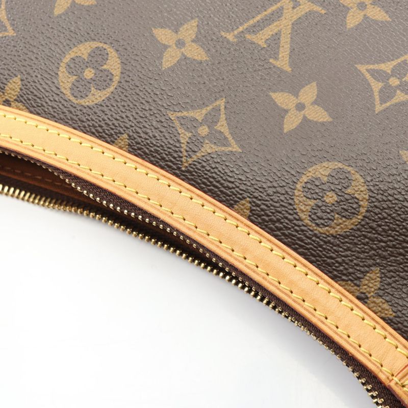 Louis Vuitton Shoulder Bag Odeon PM Monogram M56390 PVC Coated Canvas Leather