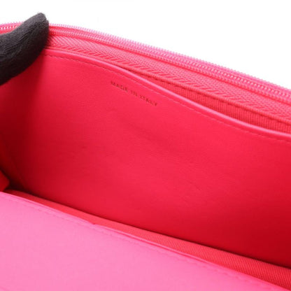 Chanel Shoulder Bag Matelasse Ap3694 Fuchsia Pink Caviar Skin (grained Calf)