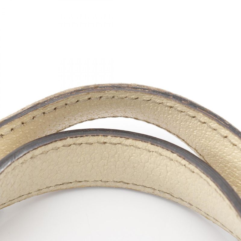 Gucci Tote Bamboo Horsebit GG Canvas 154375 Beige Ivory Canvas Leather Bamboo