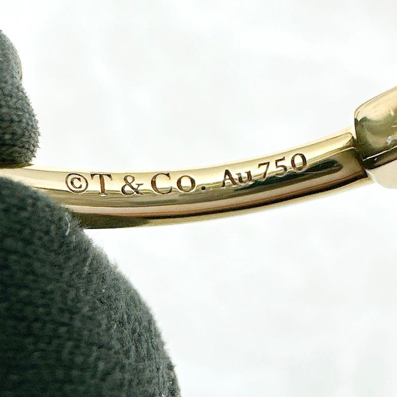 Tiffany & Co T-Wire Yellow Gold Ring Approx 13 U