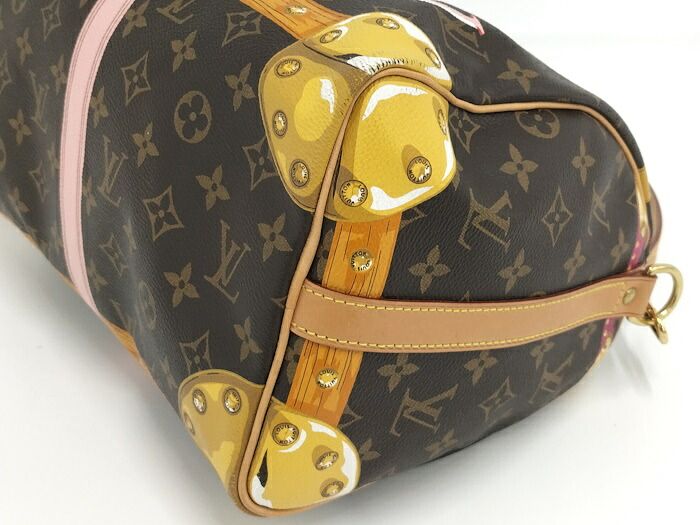 Louis Vuitton 2-Way Shoulder Handbag Monogram Summer Trunk Collection Speedy