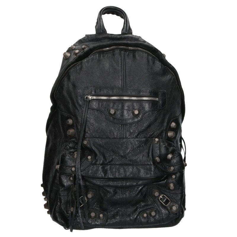 Balenciaga 766297 LE Cagole Backpack Le Cagole Leather Backpack Men's
