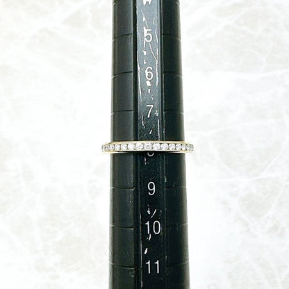 Tiffany & Co Full Eternity Diamond Yellow Gold Ring Approx Size 8 U