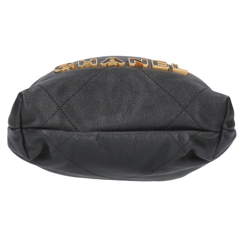 Chanel 22 Mini Cutout Logo Caviar Skin Chain Leather Shoulder Bag Ladies MINI