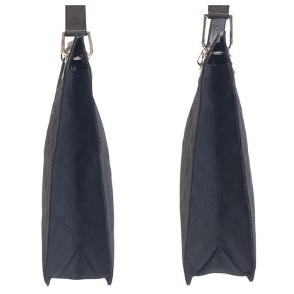 Prada Tessuto Triangle Logo Plate Black Silver Hardware Nylon Shoulder Bag