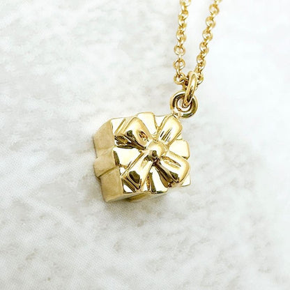 Tiffany & Co Gift Box Yellow Gold Necklace Approx 41cm (16.14in) U