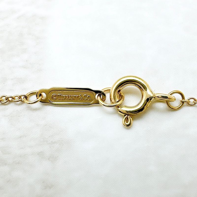 Tiffany & Co Gift Box Yellow Gold Necklace Approx 41cm (16.14in) U