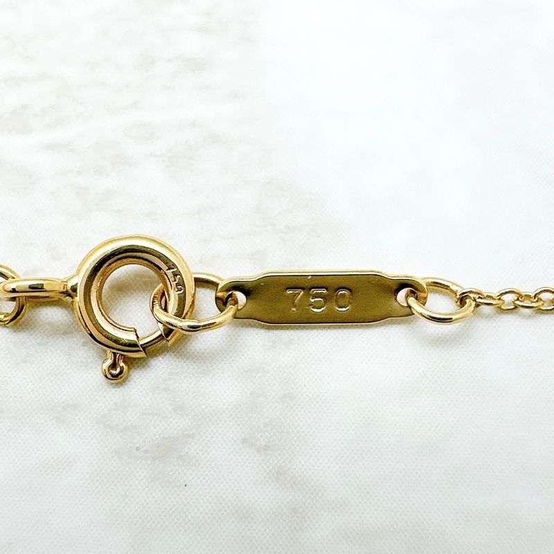 Tiffany & Co Roman Cross Yellow Gold Necklace Approx 43cm (16.93in) U