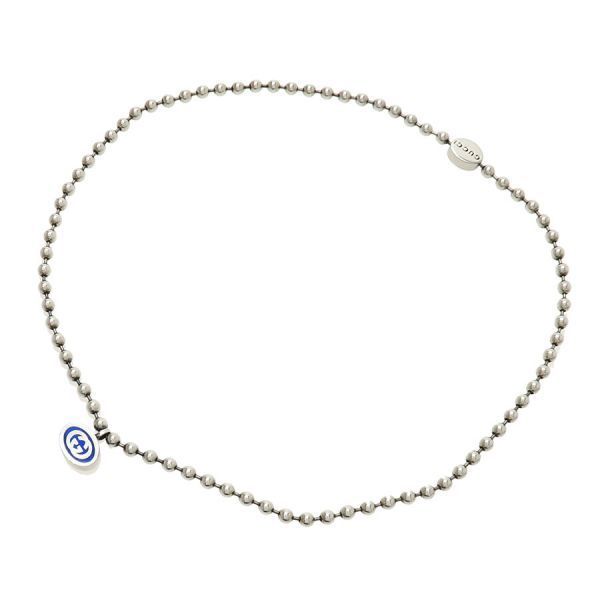 Gucci Interlocking G Ball Chain Necklace 925 40.6g