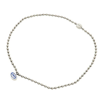 Gucci Interlocking G Ball Chain Necklace 925 40.6g