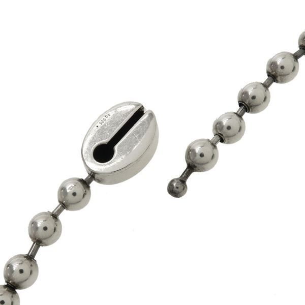Gucci Interlocking G Ball Chain Necklace 925 40.6g