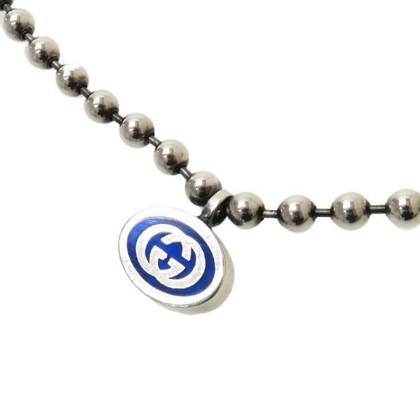 Gucci Interlocking G Ball Chain Necklace 925 40.6g
