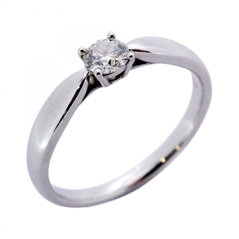 Tiffany & Co Ring Harmony 1PD Pt950 Platinum Diamond 0.21ct 11 Ladies