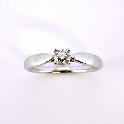 Tiffany & Co Ring Harmony 1PD Pt950 Platinum Diamond 0.21ct 11 Ladies