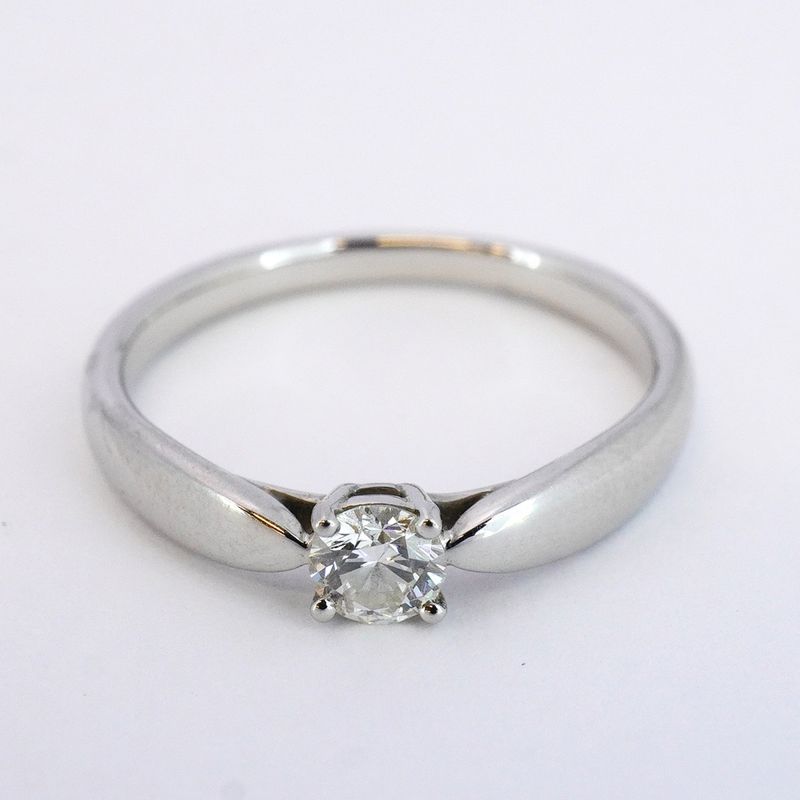 Tiffany & Co Ring Harmony 1PD Pt950 Platinum Diamond 0.21ct 11 Ladies