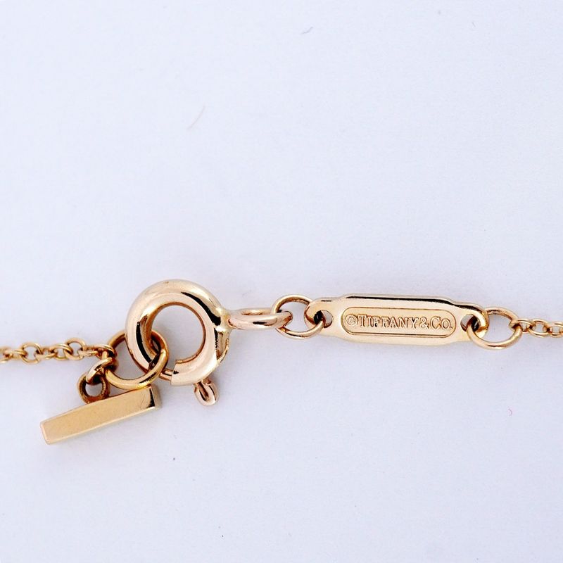 Tiffany & Co Necklace T-smile Small 18K Pink Gold Pink Gold Ladies