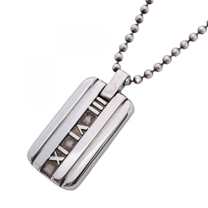 Tiffany & Co Necklace Atlas 925 Silver Men Women Unisex