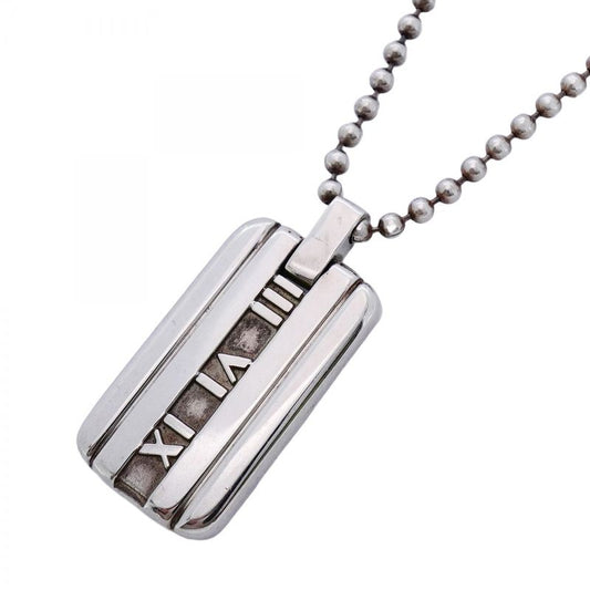 Tiffany & Co Necklace Atlas 925 Silver Men Women Unisex